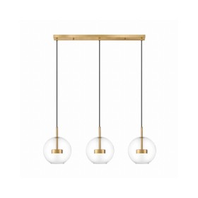 Підвісний світильник, люстра Zuma Line P0428-03J-L4AC Enceladus Led 3x5W 3000K 1500Lm IP20 Золотий