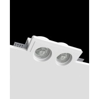 Точковий світильник Promin Double S GU10/G5.3 2x10W IP20 Wh