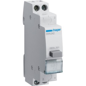 Кнопковий вимикач Hager SVN342 230В/16А 2НЗ
