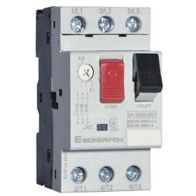 Автомат защиты двигателя Аско-Укрем ВА-2005 М01 0,1-0,16А (A0010050013)