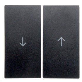 Клавиши для 2-клавишных выключателей со знаком «Стрелки», антрацит, Berker B.3/B.7