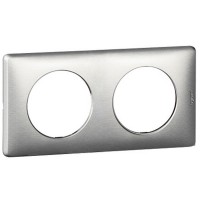 Рамка подвійна Legrand Celiane титан