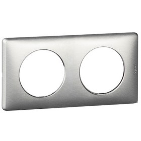 Рамка двойная Legrand Celiane титан