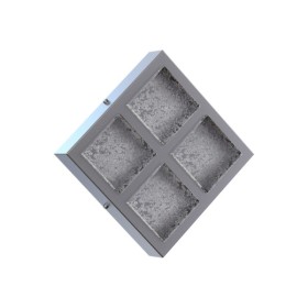 Бра, настінний світильник Pikart 39384-2 LED 1x12W 4000K IP20 сріблястий