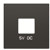 Центральна плата USBx2 розетки ABB Sky 2CLA858500A1501 8585 NS (чорний оксамит)