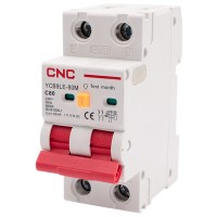 Диференційний вимикач CNC YCB9LE-80M C80А 1Р+N 6кА 30мА (Б00044020)