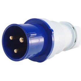 Силовий штекер на кабель WALTHER WL230306 (2P+E) 32А 230V IP44