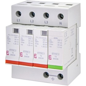 Ограничитель перенапряжения ETI 002442957 ETITEC V T2 255/20 (3+1)