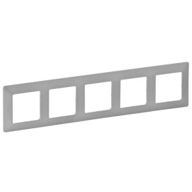 Рамка пятиместная Legrand Valena Life алюминий
