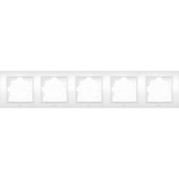 Рамка ELBI ZENA белая 5-я (500-010200-250)