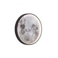 Бра, настінний світильник Kloodi WA-MOON 400 CCT LED 1x12W 3000K-6000K IP20 Bk