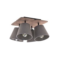 Люстра Nowodvorski 39716 Awinion E27 4x10W IP20 сіра