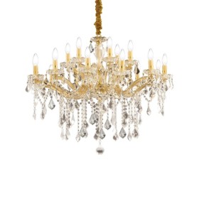 Люстра Ideal Lux 75181 Florian E14 18x40W IP20 золота