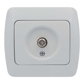 Розетка ELBI ZIRVE Fixline белая спутниковая SAT F-розьем ( 501-000201-280 )