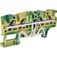 Пружинна клема ETI ESH-EFCE.2/2+2 заземлювальна жовто-зелена (3903275)
