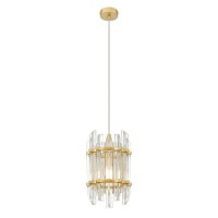 Подвесной светильник, люстра Zuma Line P0556-01D-V7V7 Alexandria E14 1x40W IP20 золотой (5905316618978)