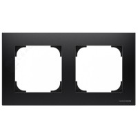 Двопостова рамка ABB Sky 8572 NS (чорний оксамит)