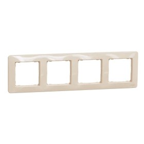Рамка 4-постовая Schneider Electric Sedna Design бежевая SDD312804