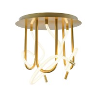 Люстра Zuma Line 2023573-GD Balbo Led 1x45W 3000K-6000K 3850Lm IP20