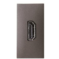 HDMI розетка ABB Zenit 2CLA215570N1801 N2155.7 AN 1М (антрацит)