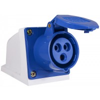 Силовой разъем Аско-Укрем ГC 2Р+РЕ 16А/3 (113) (A0080040001)