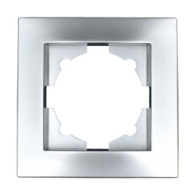Рамка ELBI VEGA Silverline серый металлик 1-на (510-011000-271)