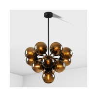Люстра підвісна Imperium Light 7521380.05.69 Raceme E14 13x60W IP20 Чорна