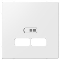Накладка USB розетки Schneider Electric Merten System M MTN4367-0319 (полярно белый)