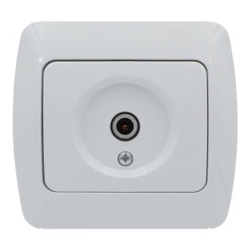 Розетка ELBI ZIRVE Fixline белая TV проходная ( 501-000201-272 )
