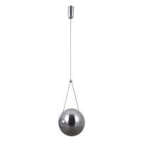 Підвісний світильник, люстра Italux PND-34361-L-CH-SG Rastia LED 1x12W 3000K 1095Lm IP20 димчастий