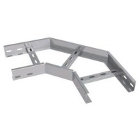 Горизонтальний кут лотка драбинного типу METAKSAN MF90 140 12 PG 90° 400х100мм 1,2мм