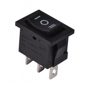 Переключатель Аско-Укрем KCD1-2-103 B/B (I-0-II) черный (A0140040056)