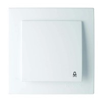 Выключатель Nilson Moda белый кнопка звонка ( 21112005 )