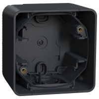 Накладний підрозетник Schneider Electric MUR37911 IP55 (антрацит)