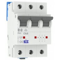 Триполюсний автомат SEZ 63 C 0,5А 3P (PR63C0.5А)