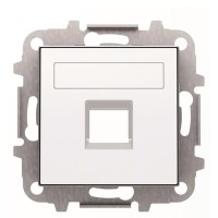 Центральна плата ABB Sky 8518.1 BL із супортом (біла)