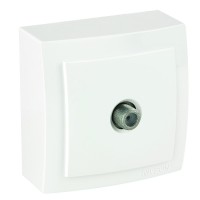 Розетка Nilson Themis біла супутникова SAT прохідна ( 26111034 )