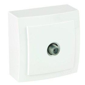 Розетка Nilson Themis біла супутникова SAT прохідна ( 26111034 )