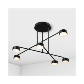 Люстра стельова Imperium Light 463692.05.05 Reflectors GX53 6x60W IP20 Чорна