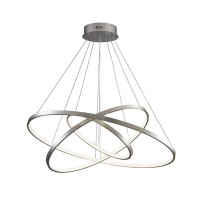 Підвісний світильник, люстра Goldlux 330048 Lea 3 Led 3x60W 4000K 8000Lm IP20 Срібло