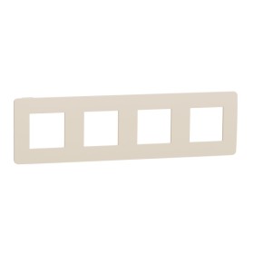 Четырехместная рамка Schneider Electric Unica Studio Color NU280844 бежевая
