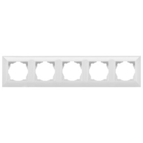 Рамка 5-местная Gunsan Neoline белая