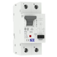 Пристрій захисного відключення (диференціальне реле) SEZ PFB2 16/0,03 1Р+N (PFB2_16/0.03)