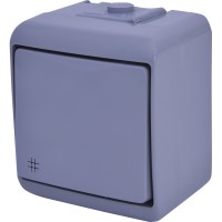 Выключатель перекрестный Eti Hermetics VHE-6-SR серый IP54 (4668065)