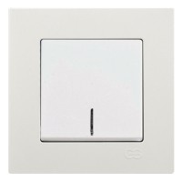 Выключатель 1-клавишный с подсветкой Gunsan Eqona
