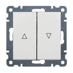 Выключатель для жалюзи «Контактор», WL0320 Lumina-2, белый, Hager