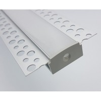 LED-профиль врезной под штукатурку, 3 метра (ЛПШ28_3)