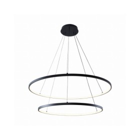 Підвісний світильник Zuma Line 2023200-BK Breno Led 2x60W 3000K/4000K/6000K 2500Lm IP20 Bl