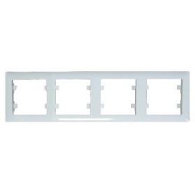 Рамка 4-кратная WL5240 Lumina-Soul, горизонтальная, белая, Hager