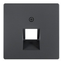 Накладка для розетки UAE антрацит Berker Q.х